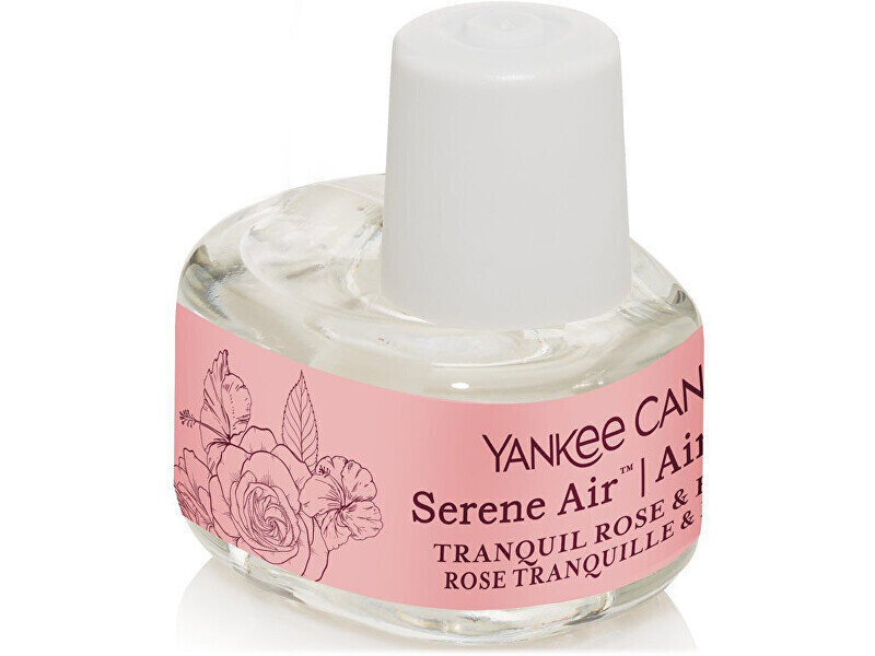 Õhuniisutaja lõhnatäidis Yankee Candle Serene Air Refil Tranquil Rose and Hibiscus, 17 ml hind ja info | Lõhnapulgad ja kodulõhnastajad | hansapost.ee