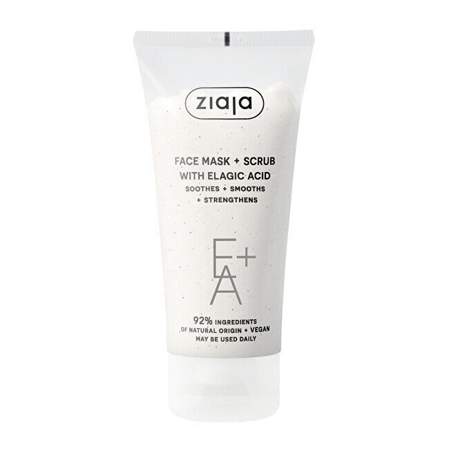 Kooriv näomask Ziaja Mask Facial Peeling with ellagic acid, 55 ml hind ja info | Näomaskid ja silmamaskid | hansapost.ee