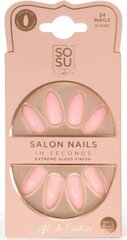 Наклеиваемые ногти Artificial nails Soft &amp; Subtle Salon Nails, 24 шт цена и информация | Средства для маникюра и педикюра | hansapost.ee