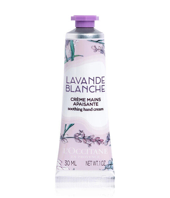 Kätekreem L'Occitane White Lavender, 30 ml цена и информация | Kehakreemid, kehaõlid ja losjoonid | hansapost.ee