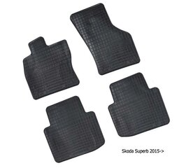 Резиновые коврики Skoda Superb III 2015-> цена и информация | Модельные резиновые коврики | hansapost.ee