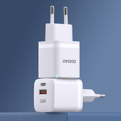 GaN 100W 2 x USB-C | 2 x USB fast charger Dudao A100EU - white цена и информация | Зарядные устройства для телефонов | hansapost.ee