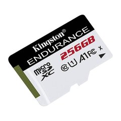 Memory card microSD 256GB Kingston 95|45MB|s C Endurance цена и информация | Карты памяти | hansapost.ee