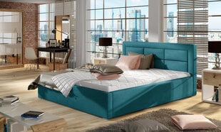 Кровать NORE Rosano MD, 160x200 см, светло-синий цена и информация | Кровати | hansapost.ee