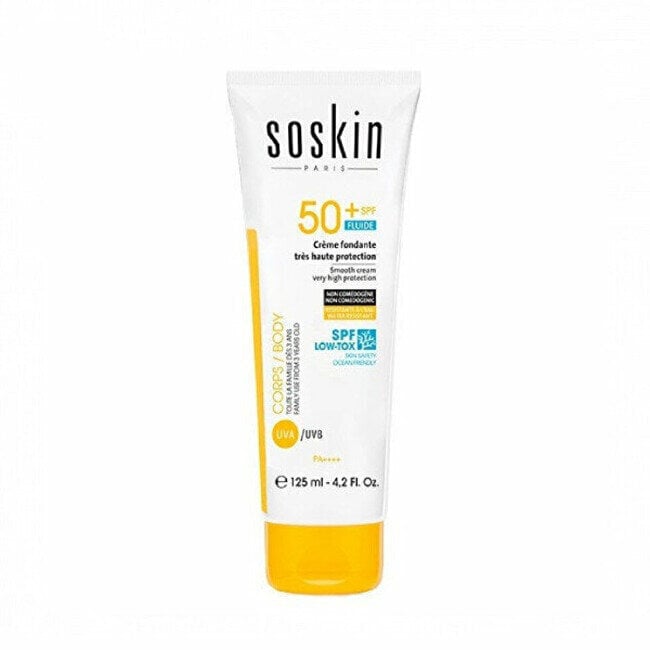 Päikesekreem Soskin Sun Guard Smooth Cream SPF50+, 125 ml hind ja info | Päikesekaitse ja päevitusjärgsed kreemid | hansapost.ee