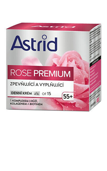 Näokreem Astrid OF 15 Rose Premium 55+, 50 ml цена и информация | Näokreemid | hansapost.ee