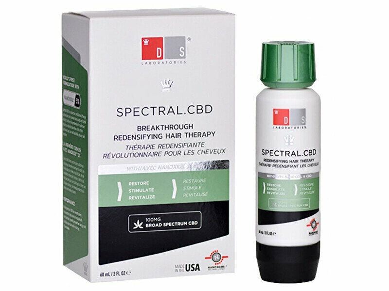 Juuste väljalangemisvastane losjoon DS Laboratories Spectral Cbd, 60 ml цена и информация | Juuksemaskid, õlid ja seerumid | hansapost.ee