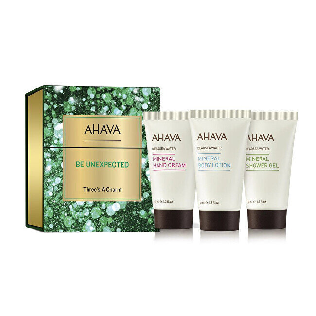 Kätekreemide komplekt Ahava Be Unexpected Three's A Charm, 3x40 ml цена и информация | Kehakreemid, kehaõlid ja losjoonid | hansapost.ee