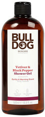 Dušigeel Bulldog Vetiver &amp; Black Pepper, 500 ml hind ja info | Bulldog Parfüümid, lõhnad ja kosmeetika | hansapost.ee