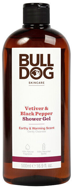 Dušigeel Bulldog Vetiver &amp; Black Pepper, 500 ml цена и информация | Dušigeelid, õlid | hansapost.ee