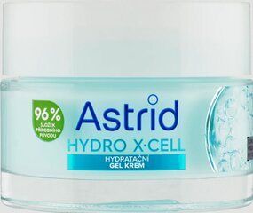 Niisutav näogeel Astrid Hydro X-Cell, 50 ml цена и информация | Кремы для лица | hansapost.ee