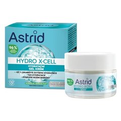 Увлажняющий гель для лица Astrid Hydro X-Cell, 50 мл цена и информация | Кремы для лица | hansapost.ee