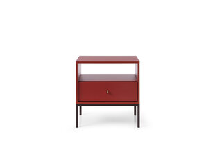 Öökapp Akl Furniture Mono MS54, punane цена и информация | Прикроватные тумбочки | hansapost.ee