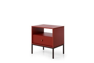 Öökapp Akl Furniture Mono MS54, punane цена и информация | Прикроватные тумбочки | hansapost.ee