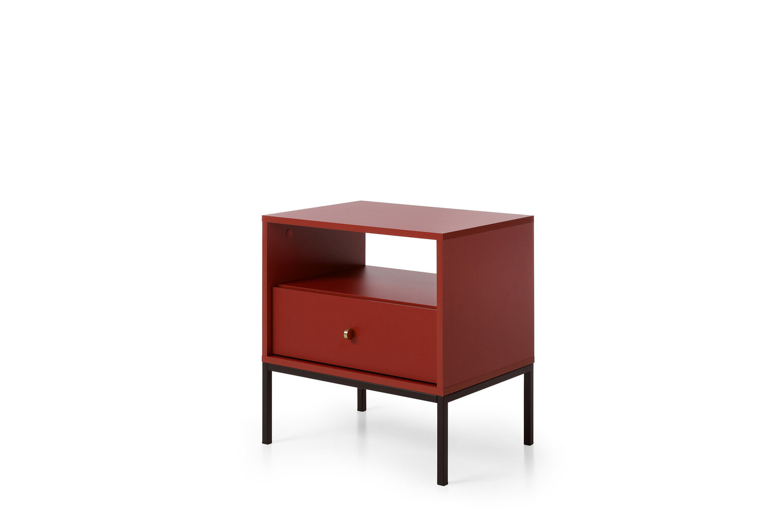 Öökapp Akl Furniture Mono MS54, punane цена и информация | Öökapid | hansapost.ee