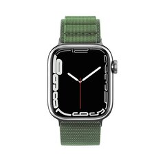 Strap with Alpine steel buckle for Apple Watch 38|40|41 mm - green цена и информация | Аксессуары для смарт-часов и браслетов | hansapost.ee