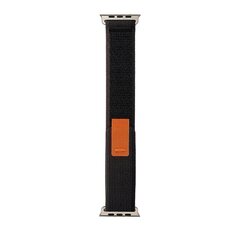 Trail Velcro strap for Apple Watch 38|40|41 mm - black цена и информация | Аксессуары для смарт-часов и браслетов | hansapost.ee