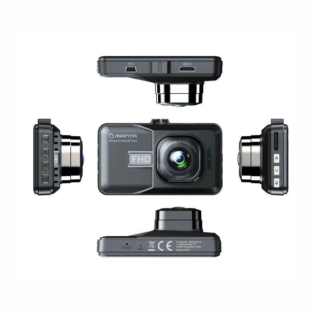 Manta DVR504F hind ja info | Pardakaamerad ja auto videokaamerad | hansapost.ee