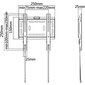 Cabletech UCH0181 23"-42" hind ja info | Teleri seinakinnitused ja hoidjad | hansapost.ee