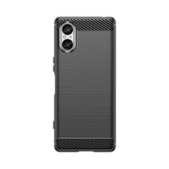 „Carbon“ твердый силиконовый чехол (TPU) - черный (Nokia 5.1 Plus 2018) цена и информация | Чехлы для телефонов | hansapost.ee