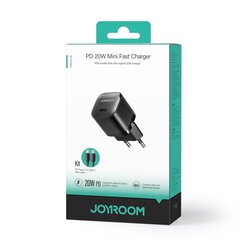 Mini charger USB C 20W PD Joyroom JR-TCF02 - White цена и информация | Зарядные устройства для телефонов | hansapost.ee