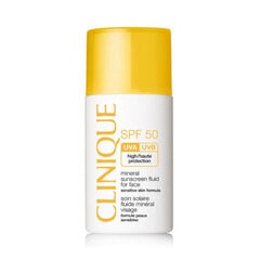 Mineraalne päikesekreem näole Clinique SPF 50 30 ml hind ja info | Päikesekaitse ja päevitusjärgsed kreemid | hansapost.ee