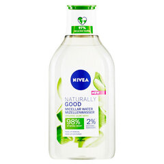 Nivea Naturally Good - Micellar water for all skin types 400ml цена и информация | Аппараты для ухода за лицом | hansapost.ee