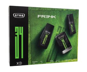 STR8 FR34K - aftershave 50 ml + deodorant spray 150 ml + shower gel 250 ml цена и информация | Средства для бритья | hansapost.ee