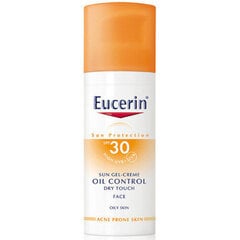 Päikesekreem Eucerin Sun Gel Creme Oil Control SPF 30, 50ml hind ja info | Päikesekaitse ja päevitusjärgsed kreemid | hansapost.ee