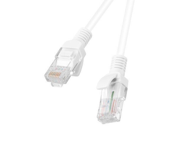 Lanberg PCU5-10CC-0200-W võrgukaabel 2 m Cat5e U/UTP (UTP) Valge цена и информация | Juhtmed ja kaablid | hansapost.ee