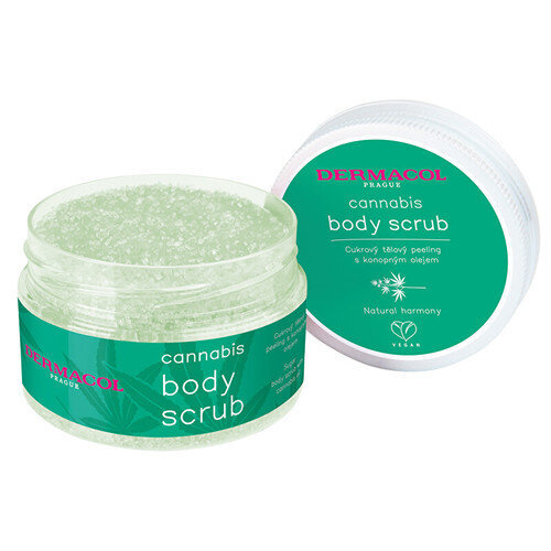 Kehakoorija Dermacol Cannabis Body Scrub, 200ml hind ja info | Kehakoorijad | hansapost.ee