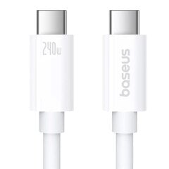 Baseus Superior Series 2 Fast Charging Cable USB-C|USB-C 240W 1m Moon White цена и информация | Borofone 43757-uniw | hansapost.ee