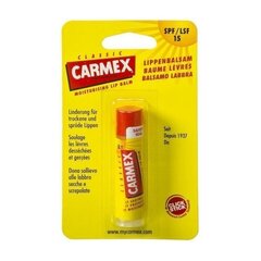 Бальзам для губ Carmex Classic Lip Balm SPF15, 4 г цена и информация | Помады, бальзамы, блеск для губ | hansapost.ee