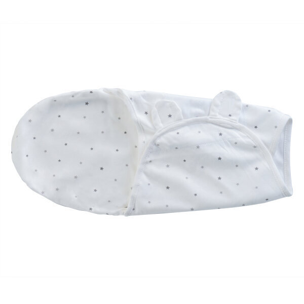 Mähkimistekk SwaddleMe Little Star 40478, valge, L, 3+ kuud price and information | Mähkimislinad ja mähkimisalused | hansapost.ee