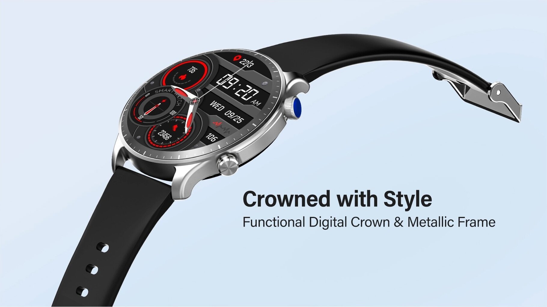 Riversong smartwatch Motive 9 Pro space gray SW901 цена и информация | Nutikellad, laste nutikellad | hansapost.ee