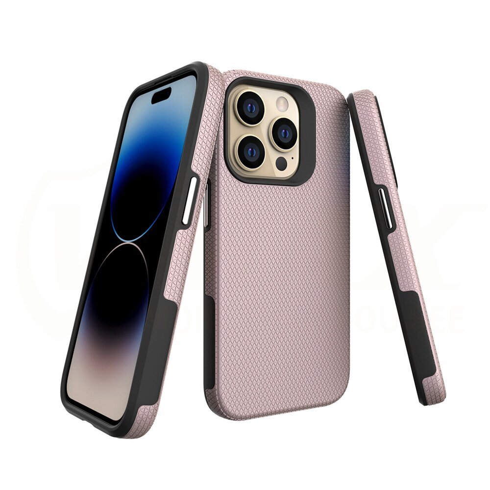 Vmax Triangle Case for Samsung A14 4G | 5G rose gold hind ja info | Telefonide kaitsekaaned ja -ümbrised | hansapost.ee