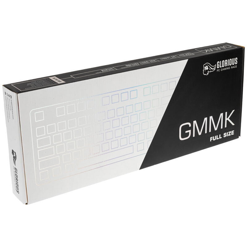 Glorious PC GMMK Full Size White Ice Edition (GLO-GMMK-FS-BRN-W) hind ja info | Klaviatuurid | hansapost.ee