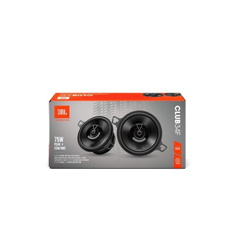 JBL Club 34F SPKCB34F, must цена и информация | Autokõlarid | hansapost.ee