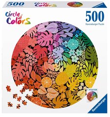 Ravensburger пазл на 500 элементов Circle of Colours - Mushrooms цена и информация | Пазлы | hansapost.ee