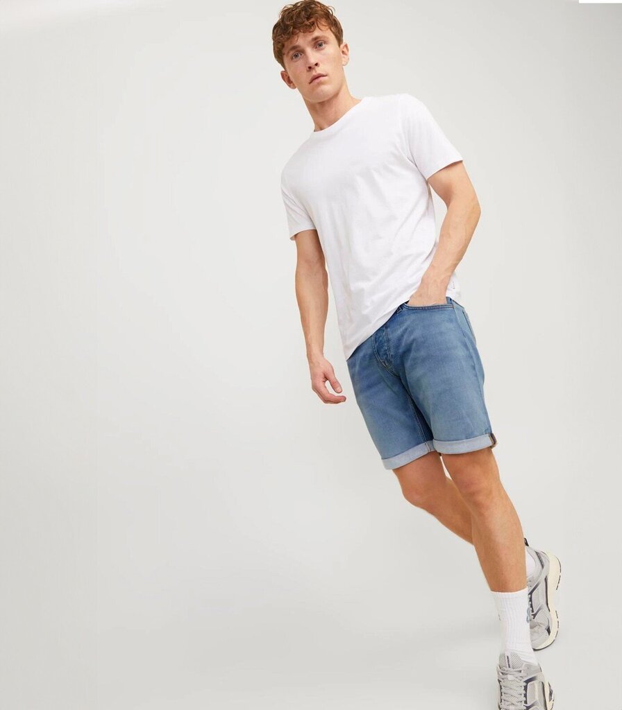 Lühikesed püksid meestele Jack & Jones, sinine цена и информация | Lühikesed püksid meestele | hansapost.ee