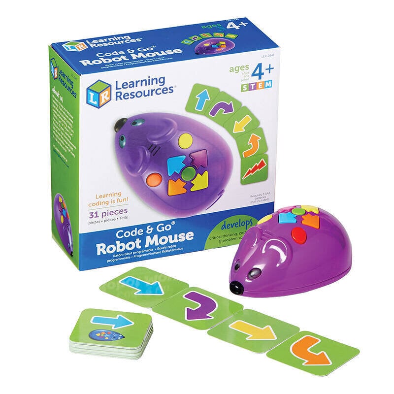 Laste programmeerimisrobot Learning Resources Code&Go LER 2841 hind ja info | Arendavad laste mänguasjad | hansapost.ee