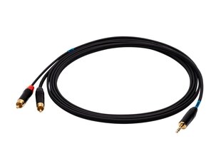 SSQ 3,5 mm/2xRCA, 2 m hind ja info | Juhtmed ja kaablid | hansapost.ee