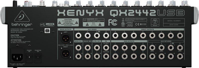 Behringer QX2442USB цена и информация | DJ puldid ja helipuldid | hansapost.ee