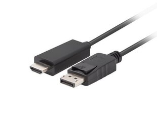 Lanberg, DisplayPort HDMI, 1.8 m hind ja info | Juhtmed ja kaablid | hansapost.ee