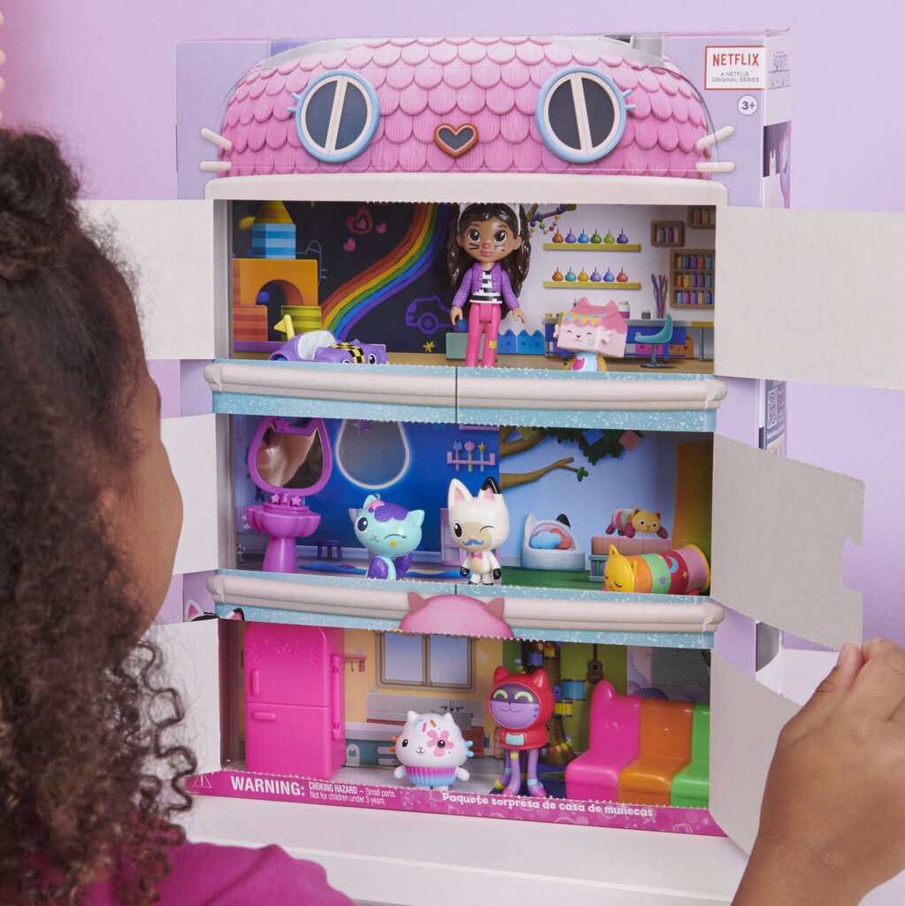 Komplekt Gabby's Cat Dollhouse ja figuurid hind ja info | Mänguasjad tüdrukutele | hansapost.ee