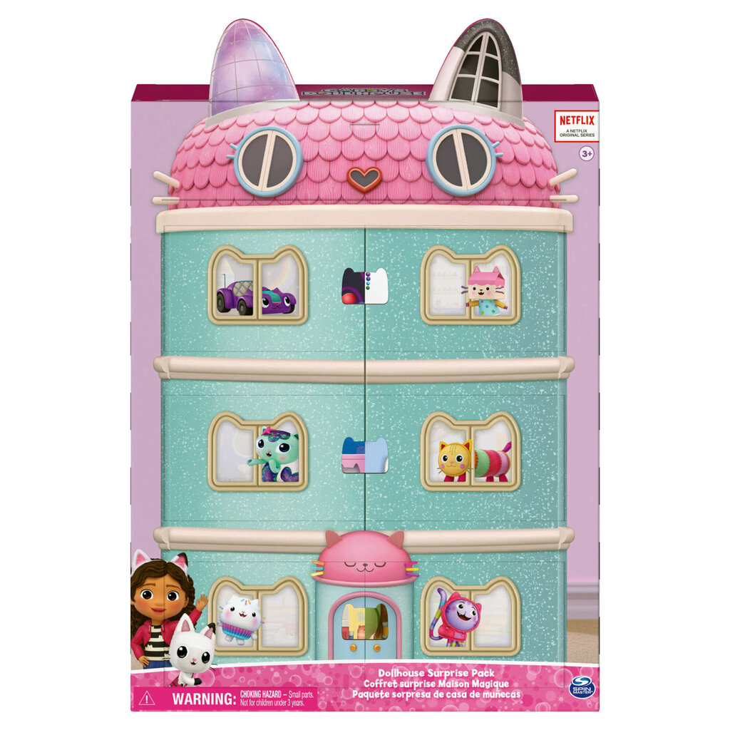 Komplekt Gabby's Cat Dollhouse ja figuurid hind ja info | Mänguasjad tüdrukutele | hansapost.ee