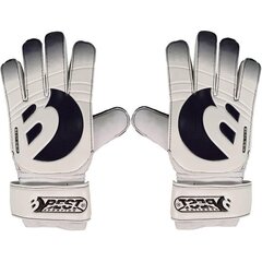 Väravavahi kindad lastele Best Sporting, suurus 4, valge/must price and information | Goalkeeper gloves | hansapost.ee