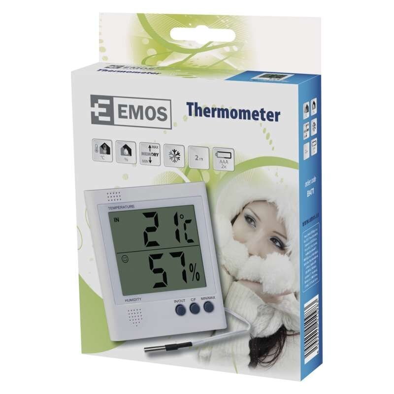 Juhtmega termomeeter RS8471 цена и информация |  Termomeetrid ja niiskuse mõõtjad | hansapost.ee