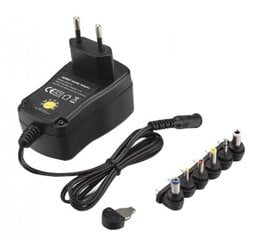 Universaalne adapter 3 - 12V, 0.6A, plug-in цена и информация | Источник питания | hansapost.ee
