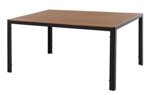 Уличный стол 150x90x74 см, коричневый цена и информация | Садовые столы и столики | hansapost.ee